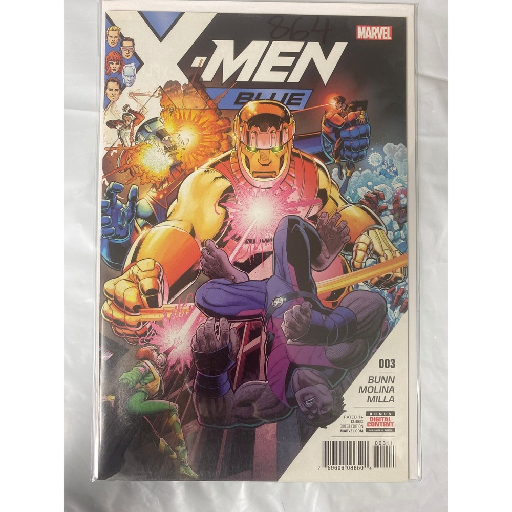 Marvel X-Men Blue 003 Cullen Bunn Jorge Molina 2017 Modern Age Comic Book